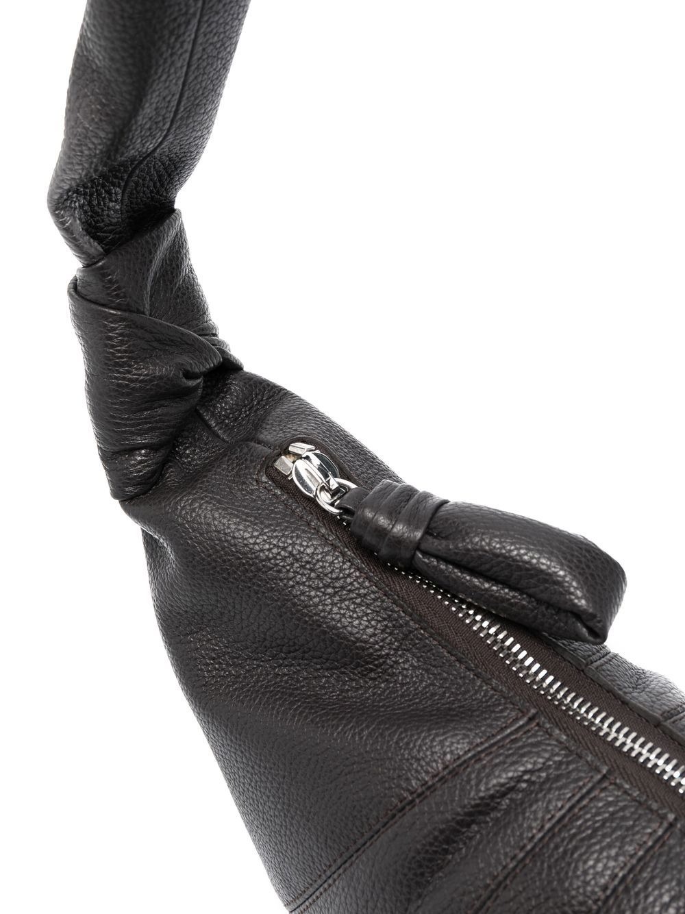 small croissant bag unisex dark brown - LEMAIRE - d — 2